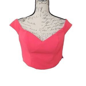 B. Darlin. Off the Shoulder Crop Top-Size 13/14